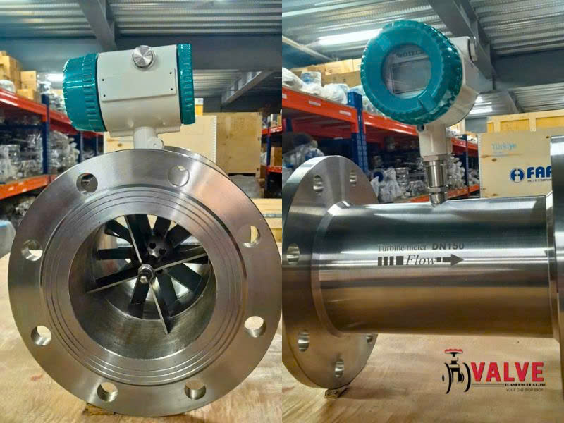 đồng hồ đo bia rượu dạng turbine